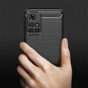 Hurtownia GSM - Etui Tech-Protect TPUCarbon Redmi Note 11S 5G/POCO M4 Pro 5G Black - THP1092BLK - {ean13} - Hurt