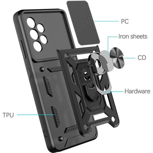 Etui Tech-Protect CamShield Pro Redmi Note 11S 5G/POCO M4 Pro 5G Black