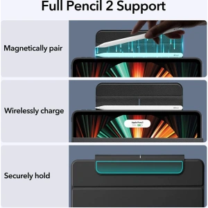 Etui ESR Rebound Hybrid Apple iPad Pro 12.9 2021 (5. generace) Černé