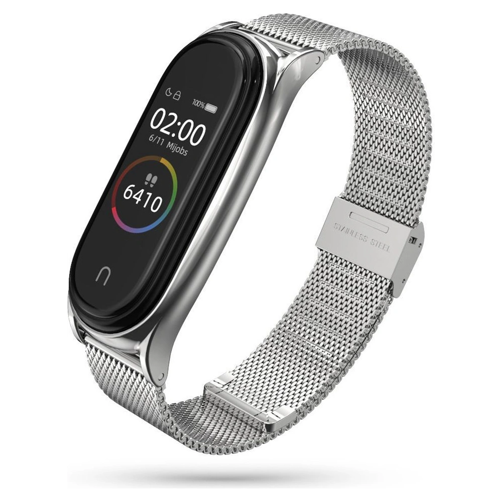Hurtownia GSM - Bransoleta Tech-Protect Milaneseband Xiaomi Mi Band 7 Stříbrná - THP1099SLV - {ean13} - Hurt