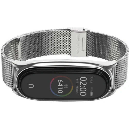 Bransoleta Tech-Protect Milaneseband Xiaomi Mi Band 7 Silver