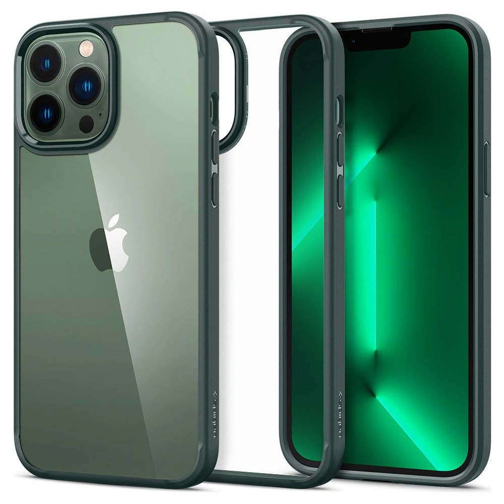 Hurtownia GSM - Etui Spigen Ultra Hybrid Apple iPhone 13 Pro Max Midnight Green - SPN2258MIDGRN - {ean13} - Hurt