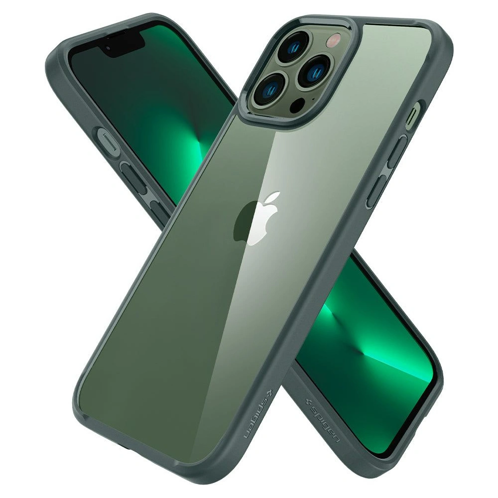 Hurtownia GSM - Etui Spigen Ultra Hybrid Apple iPhone 13 Pro Max Midnight Green - SPN2258MIDGRN - {ean13} - Hurt