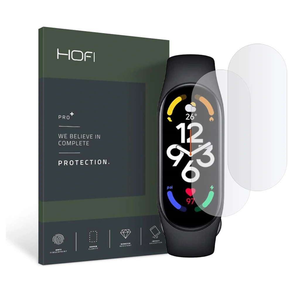 Hurtownia GSM - Folie hydrogelová Hofi Hydroflex Pro+ Xiaomi Mi Band 7 Clear [2 PACK] - HOFI241CL - {ean13} - Hurt