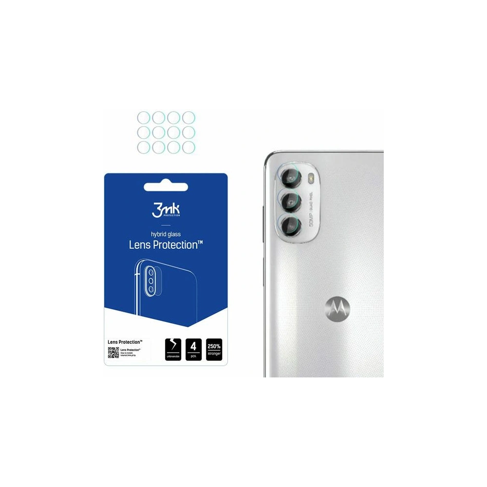 Hurtownia GSM - Hybridní sklo na objektiv fotoaparátu 3MK Lens Protection Motorola Moto G82 5G [4 PACK] - 3MK3720 - {ean13} - Hurt