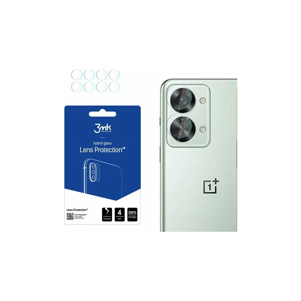 Hurtownia GSM - Hybridní sklo na objektiv fotoaparátu 3MK Lens Protection OnePlus Nord 2T [4 PACK] - 3MK3721 - {ean13} - Hurt