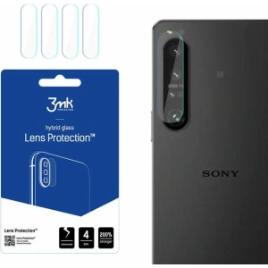 Hybidní sklo na objektiv fotoaparátu 3MK Ochrana objektivu Sony Xperia 1 IV [4 PACK]