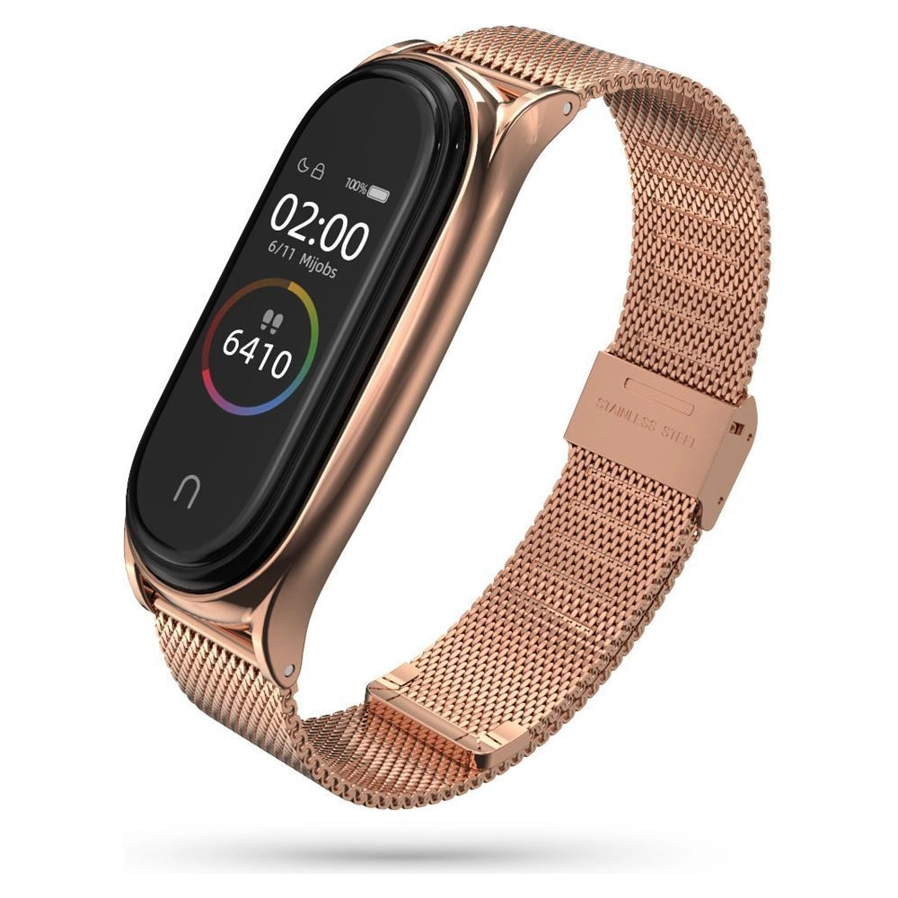 Hurtownia GSM - Náramek Tech-Protect Milaneseband Xiaomi Mi Band 7 Růžové zlato - THP1108RS - {ean13} - Hurt