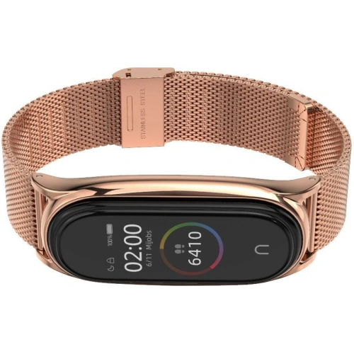 Bransoleta Tech-Protect Milaneseband Xiaomi Mi Band 7 Rose Gold
