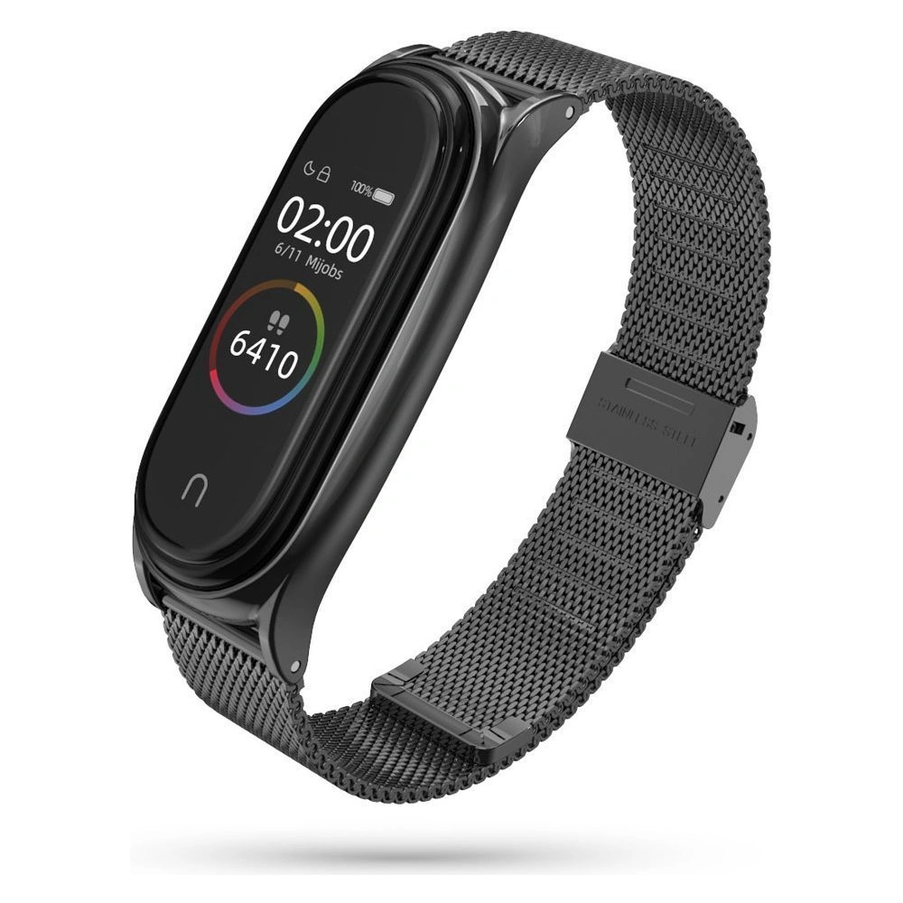 Hurtownia GSM - Náramek Tech-Protect Milaneseband Xiaomi Mi Band 7 Černý - THP1109BLK - {ean13} - Hurt
