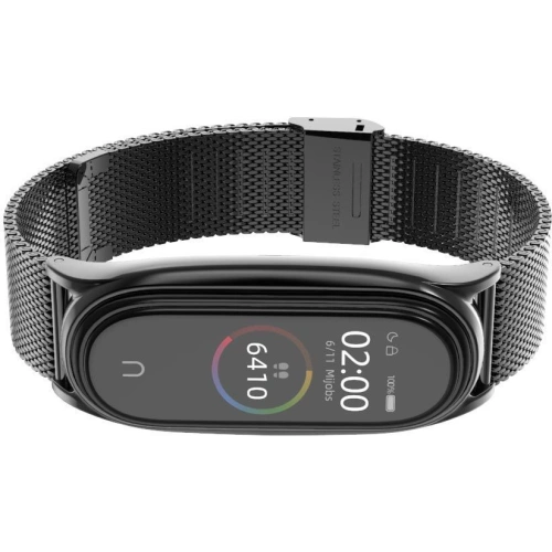 Bransoleta Tech-Protect Milaneseband Xiaomi Mi Band 7 Black