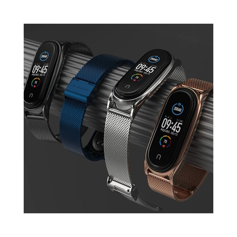 Hurtownia GSM - Náramek Tech-Protect Milaneseband Xiaomi Mi Band 7 Černý - THP1109BLK - {ean13} - Hurt