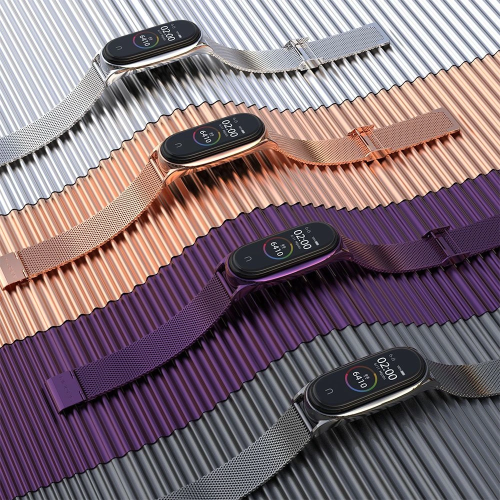 Hurtownia GSM - Náramek Tech-Protect Milaneseband Xiaomi Mi Band 7 Černý - THP1109BLK - {ean13} - Hurt