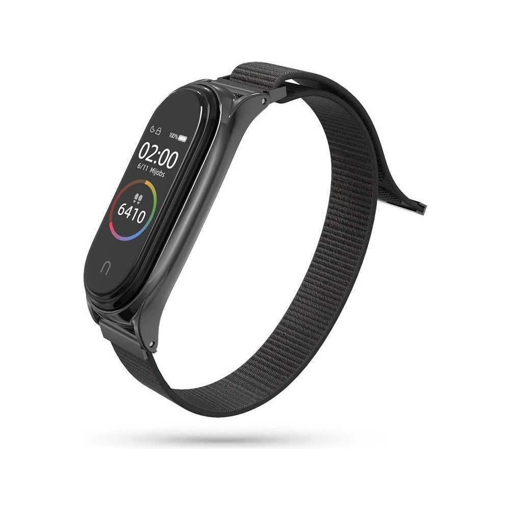 Hurtownia GSM - Pás Tech-Protect Nylon Xiaomi Mi Band 7 Černý - THP1110BLK - {ean13} - Hurt