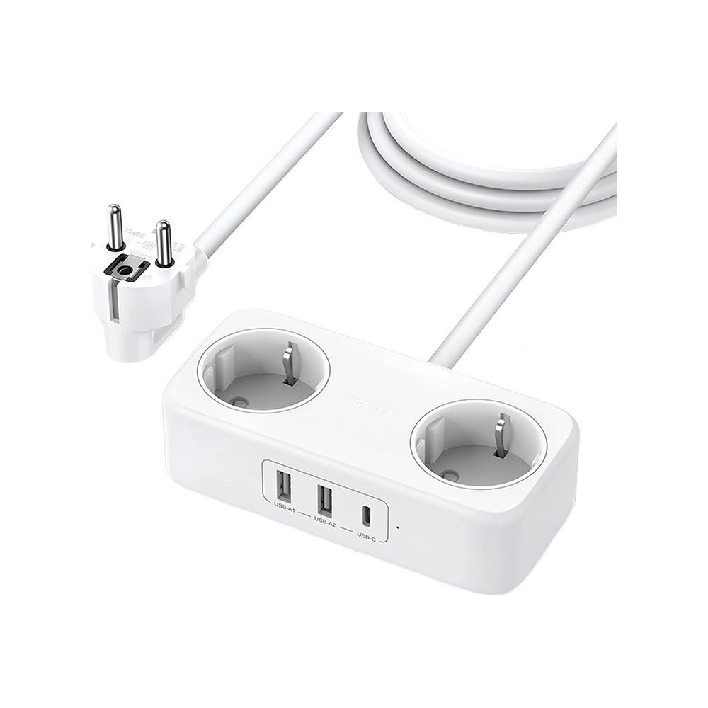 Hurtownia GSM - Síťová nabíječka UGREEN DigiNest 30W, 2x USB, 1x USB-C (bílá) - UGR1231WHT - {ean13} - Hurt