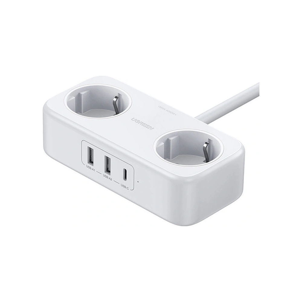 Hurtownia GSM - Síťová nabíječka UGREEN DigiNest 30W, 2x USB, 1x USB-C (bílá) - UGR1231WHT - {ean13} - Hurt