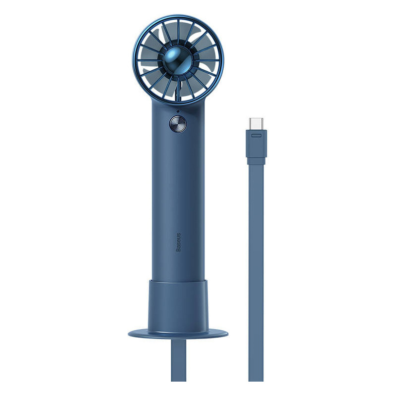 Baseus Distributor - 6932172605476 - BSU3262BLU - Baseus Flyer Turbine Handheld Fan + USB-C cable (blue) - B2B homescreen
