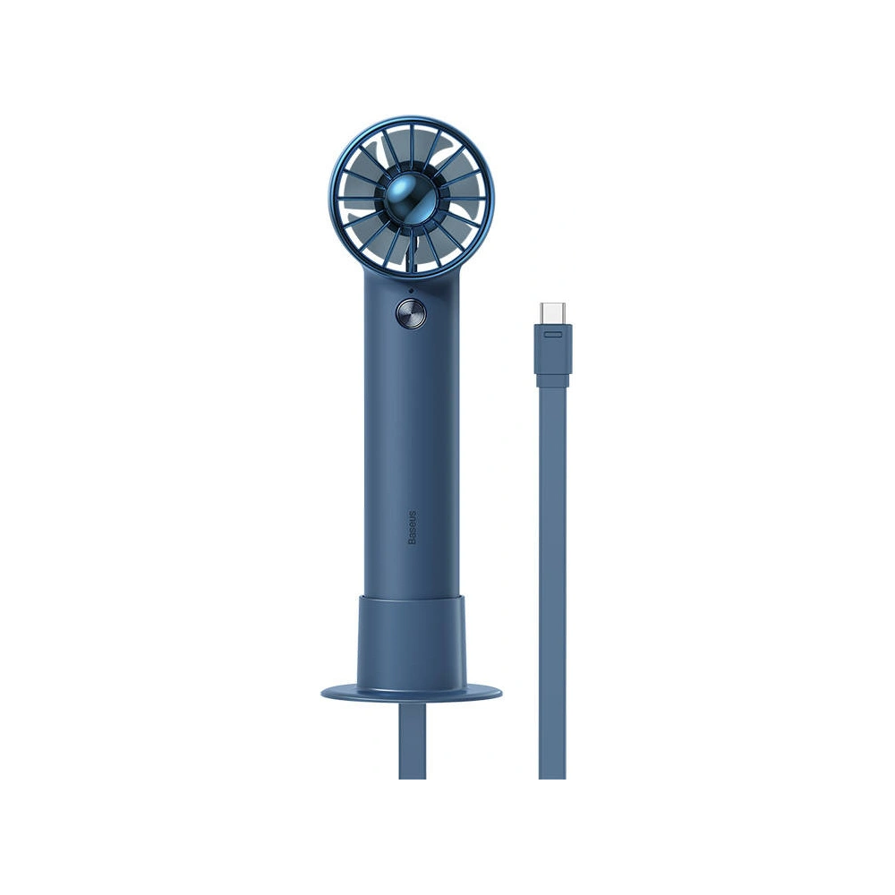 Hurtownia GSM - Přenosný ruční ventilátor Baseus Flyer Turbine + USB-C kabel (modrý) - BSU3262BLU - {ean13} - Hurt