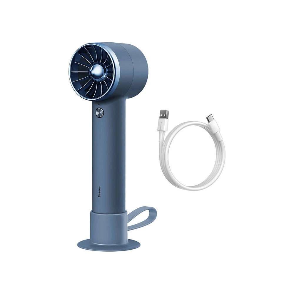 Hurtownia GSM - Přenosný ruční ventilátor Baseus Flyer Turbine + USB-C kabel (modrý) - BSU3262BLU - {ean13} - Hurt