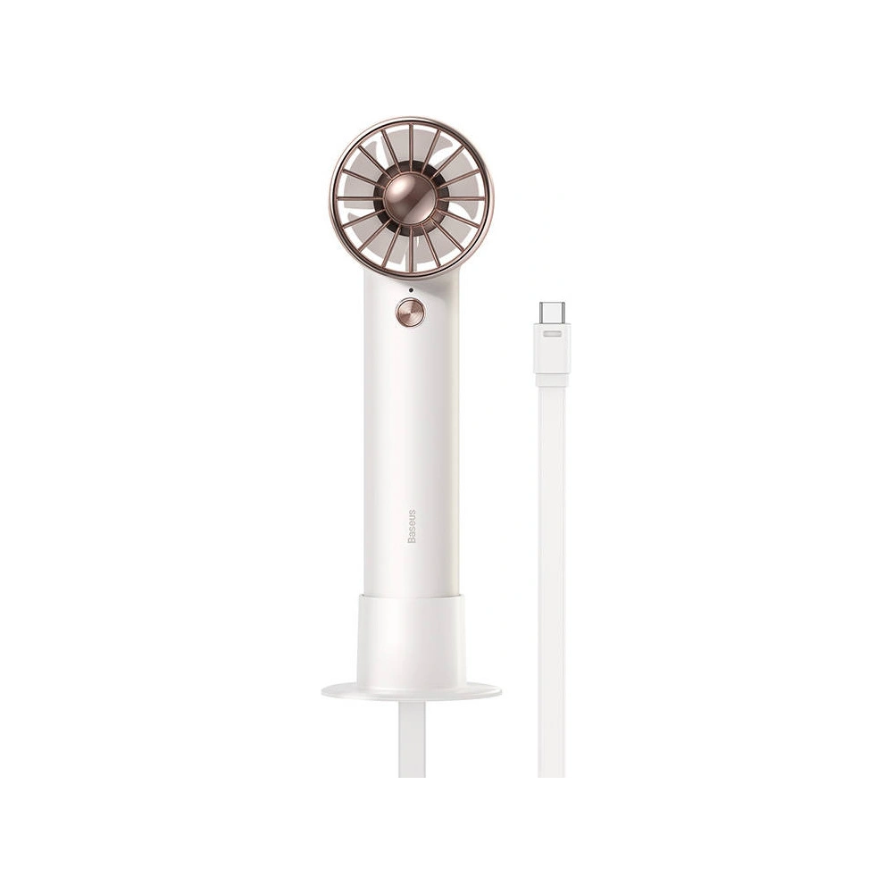 Hurtownia GSM - Přenosný ruční ventilátor Baseus Flyer Turbine + USB-C kabel (bílý) - BSU3263WHT - {ean13} - Hurt