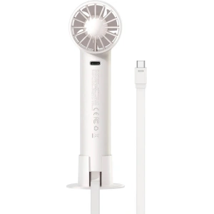 Wholesale Baseus Flyer Turbine Handheld Fan + USB-C cable (white) - BSU3263WHT - {ean13} - Hurt