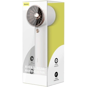 Wholesale Baseus Flyer Turbine Handheld Fan + USB-C cable (white) - BSU3263WHT - {ean13} - Hurt