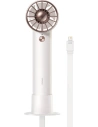 Přenosný ruční ventilátor Baseus Flyer Turbine + Lightning kabel (bílý)