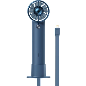 Wholesale Baseus Flyer Turbine Handheld Fan + Lightning cable (blue) - BSU3265BLU - {ean13} - Hurt