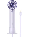 Przenośny wentylator ręczny Baseus Flyer Turbine + kabel Lightning (fioletowy)