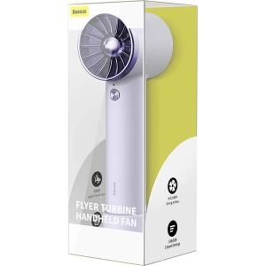 Wholesale Baseus Flyer Turbine Handheld Fan + Lightning cable (purple) - BSU3266PRP - {ean13} - Hurt