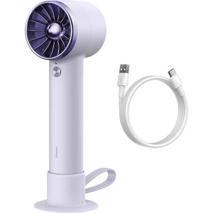 Wholesale Baseus Flyer Turbine Handheld Fan + Lightning cable (purple) - BSU3266PRP - {ean13} - Hurt
