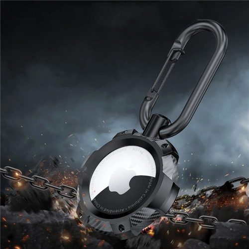 Etui Tech-Protect TPUCarbon Apple AirTag Black