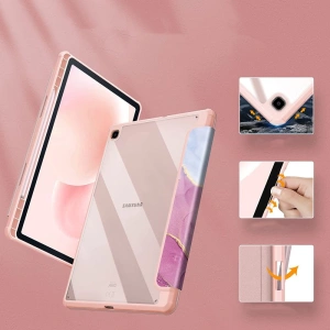 Hurtownia GSM - Etui Tech-Protect Smartcase Hybrid Samsung Galaxy Tab S6 Lite 10.4 2022/2020 Marble - THP1119MRB - {ean13} - Hurt