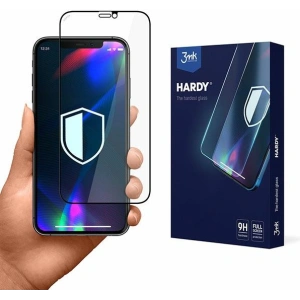 Hurtownia GSM - Tvrzené sklo 3MK Hardy Apple iPhone 12 Pro Max černé/black - 3MK3738BLK - {ean13} - Hurt