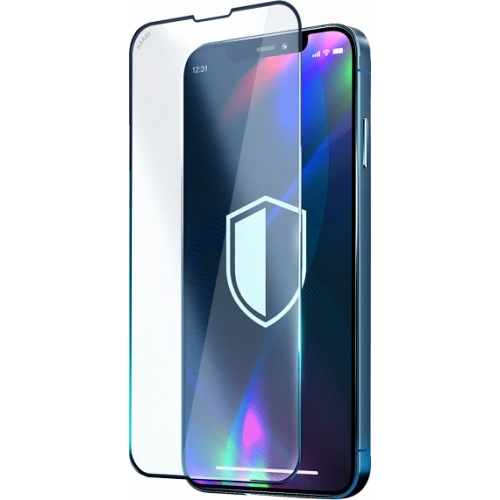 Szkło hartowane 3MK Hardy Apple iPhone 12 Pro Max czarny/black