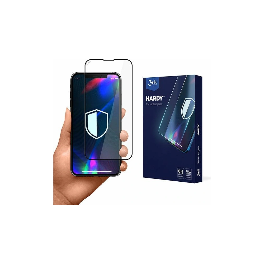 Hurtownia GSM - Tvrzené sklo 3MK Hardy Apple iPhone 13 mini černé/black - 3MK3740BLK - {ean13} - Hurt