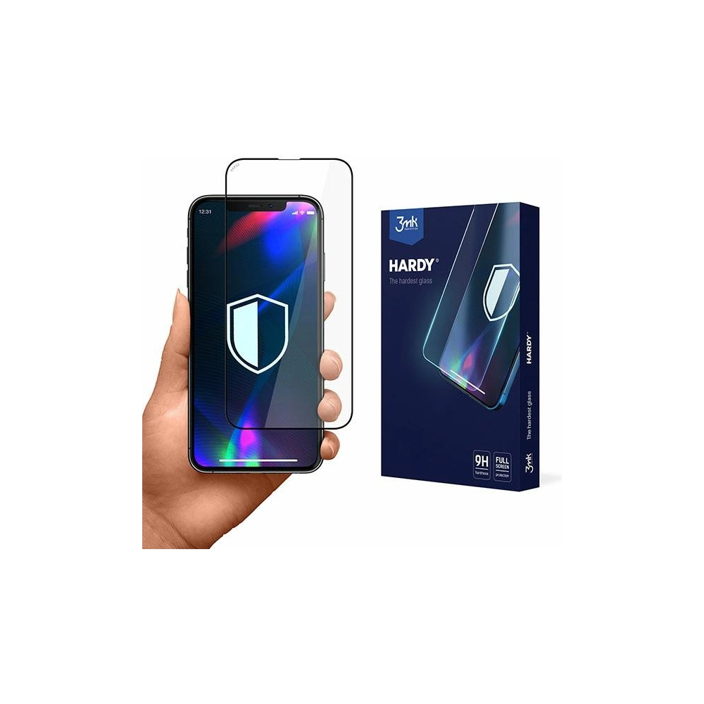 Hurtownia GSM - Tvrzené sklo 3MK Hardy Apple iPhone 13 Pro Max černé/black - 3MK3741BLK - {ean13} - Hurt