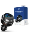 Transmiter FM 3MK HyperCar Charger - 2xUSB-A + 1 czytnik kart TF + Bluetooth