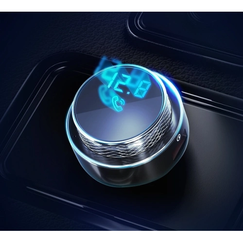 Transmiter FM 3MK HyperCar Charger - 2xUSB-A + 1 czytnik kart TF + Bluetooth