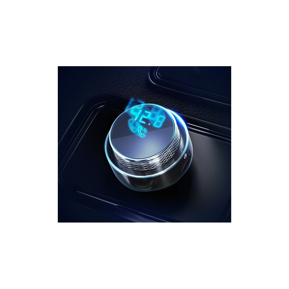 Hurtownia GSM - Transmiter FM 3MK HyperCar Charger - 2xUSB-A + 1 čtečka karet TF + Bluetooth - 3MK3753 - {ean13} - Hurt