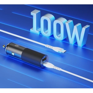 Hurtownia GSM - Ładowarka samochodowa 3MK HyperCar Charger 100W Power Delivery USB-A + USB-C - 3MK3754 - {ean13} - Hurt