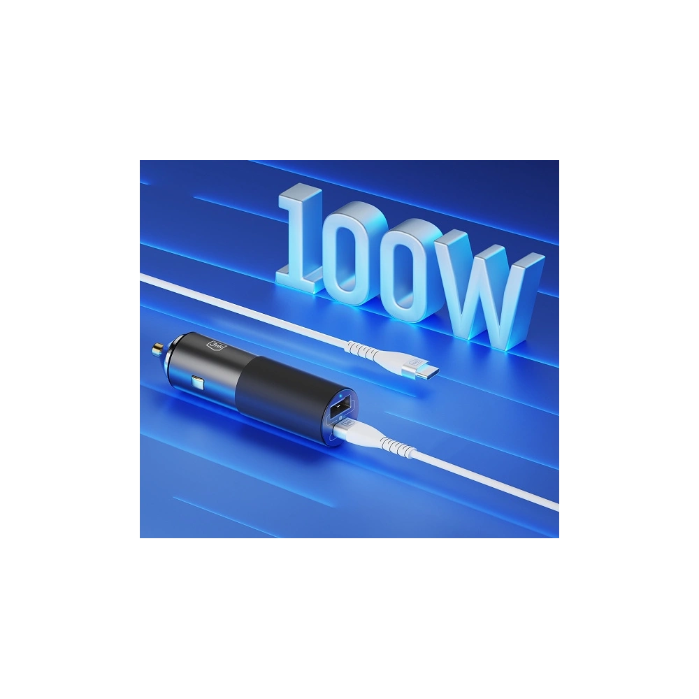 Hurtownia GSM - Automobilní nabíječka 3MK HyperCar Charger 100W Power Delivery USB-A + USB-C - 3MK3754 - {ean13} - Hurt
