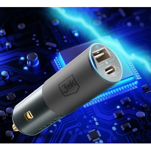 Hurtownia GSM - Ładowarka samochodowa 3MK HyperCar Charger 100W Power Delivery USB-A + USB-C - 3MK3754 - {ean13} - Hurt