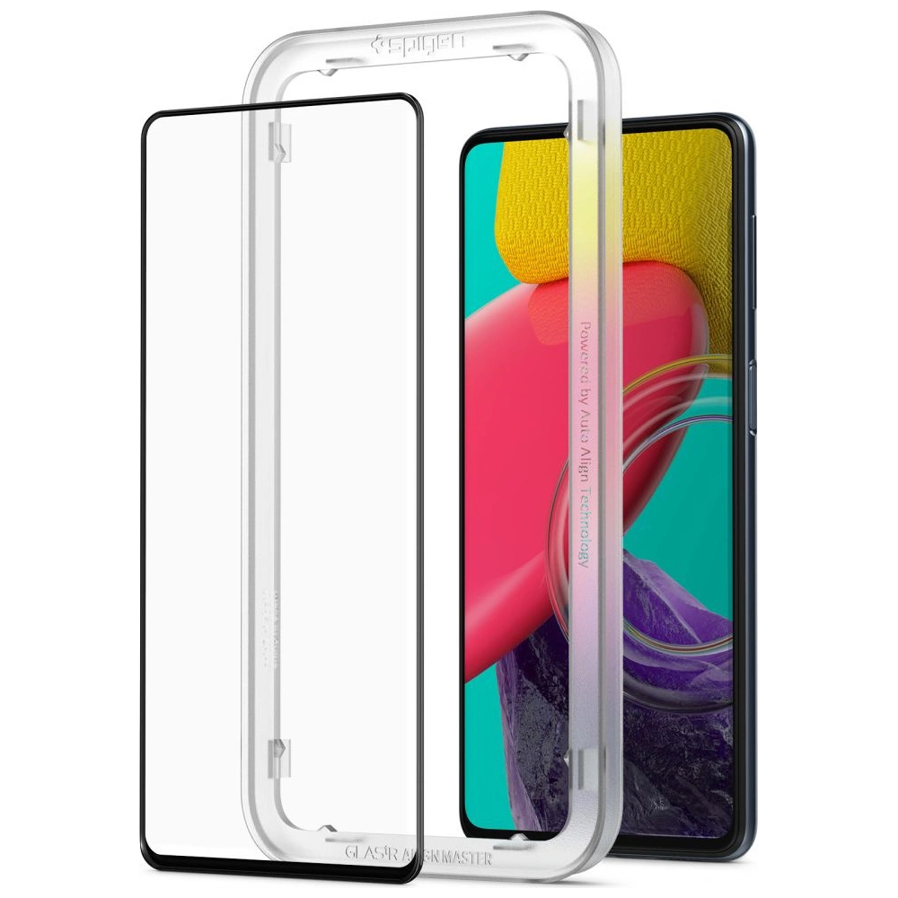 Hurtownia GSM - Tvrdé sklo Spigen GLAS.tR Slim AlignMaster Samsung Galaxy M53 5G Černé - SPN2264BLK - {ean13} - Hurt