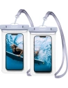 Uniwersalne wodoszczelne etui Spigen A601 Universal Waterproof Case Aqua Blue [2 PACK]
