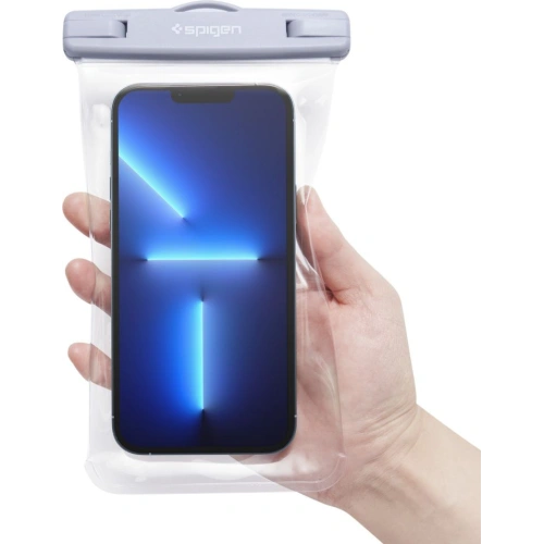 Uniwersalne wodoszczelne etui Spigen A601 Universal Waterproof Case Aqua Blue [2 PACK]