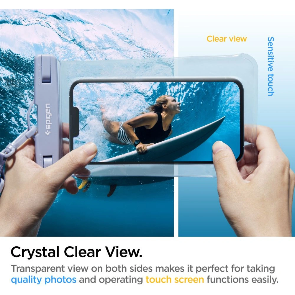 Hurtownia GSM - Univerzální vodotěsný obal Spigen A601 Univerzální vodotěsné pouzdro Aqua Blue [2 PACK] - SPN2265BLU - {ean13} - Hurt