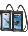 Uniwersalne wodoszczelne etui Spigen A610 Universal Waterproof Float Case Black [2 PACK]