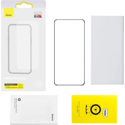 Szkło hartowane Baseus 0,25mm Huawei Mate 40 Pro Full Cover