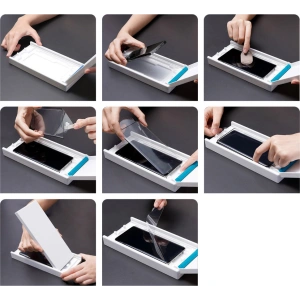 Wholesale Baseus 0.25mm tempered glass for Huawei Mate 40 Pro full screen with frame + mounting kit (SGQJ010101) - BSU3269 - {ean13} - Hurt